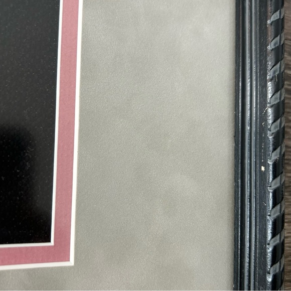 Vintage Cross Stitch Shih Tzu Black Framed Matted Dog Handmade Wall Art 18x15” - Picture 3 of 6